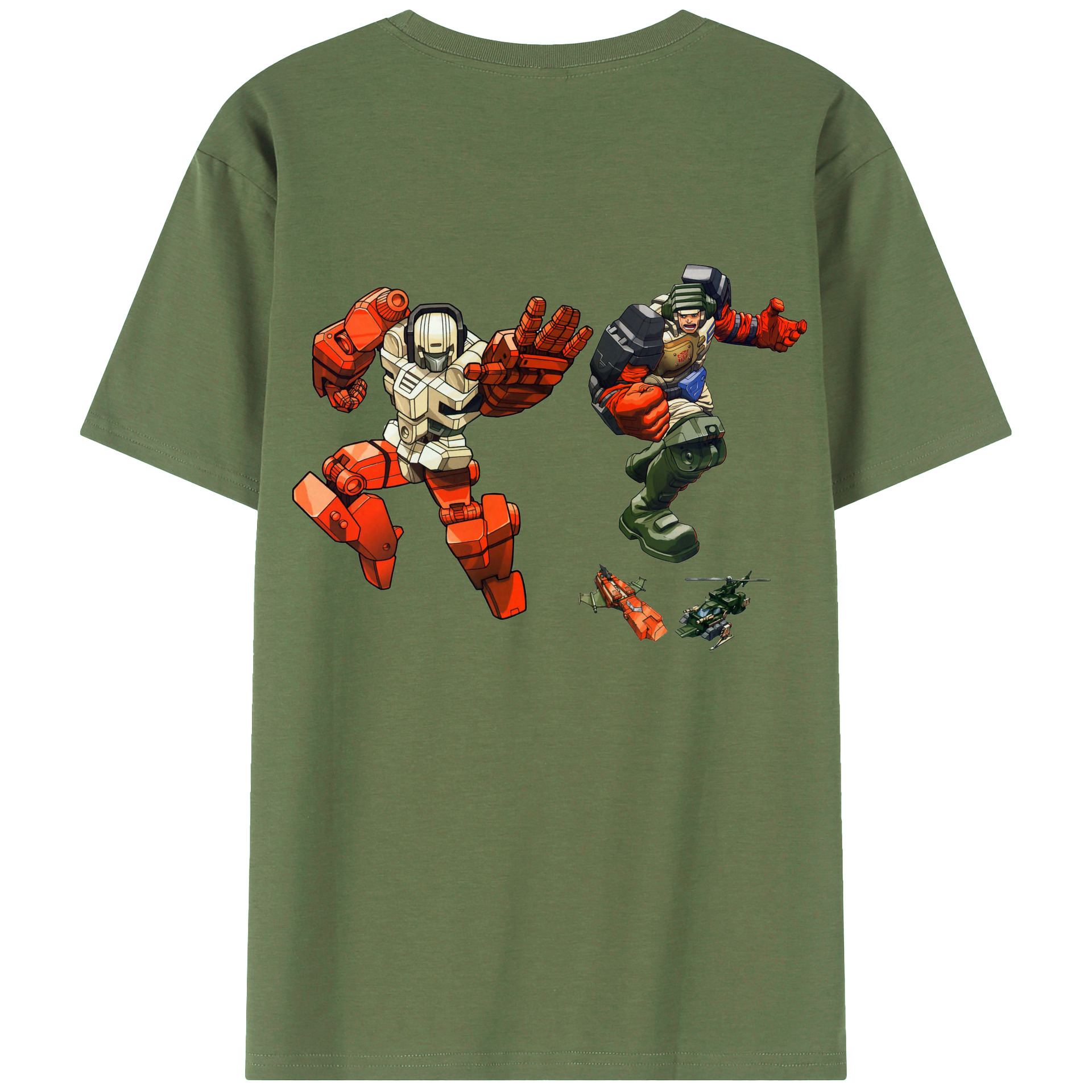 （画像用）  綿100％ メンズ半袖Tシャツ（バックプリント） 通気性